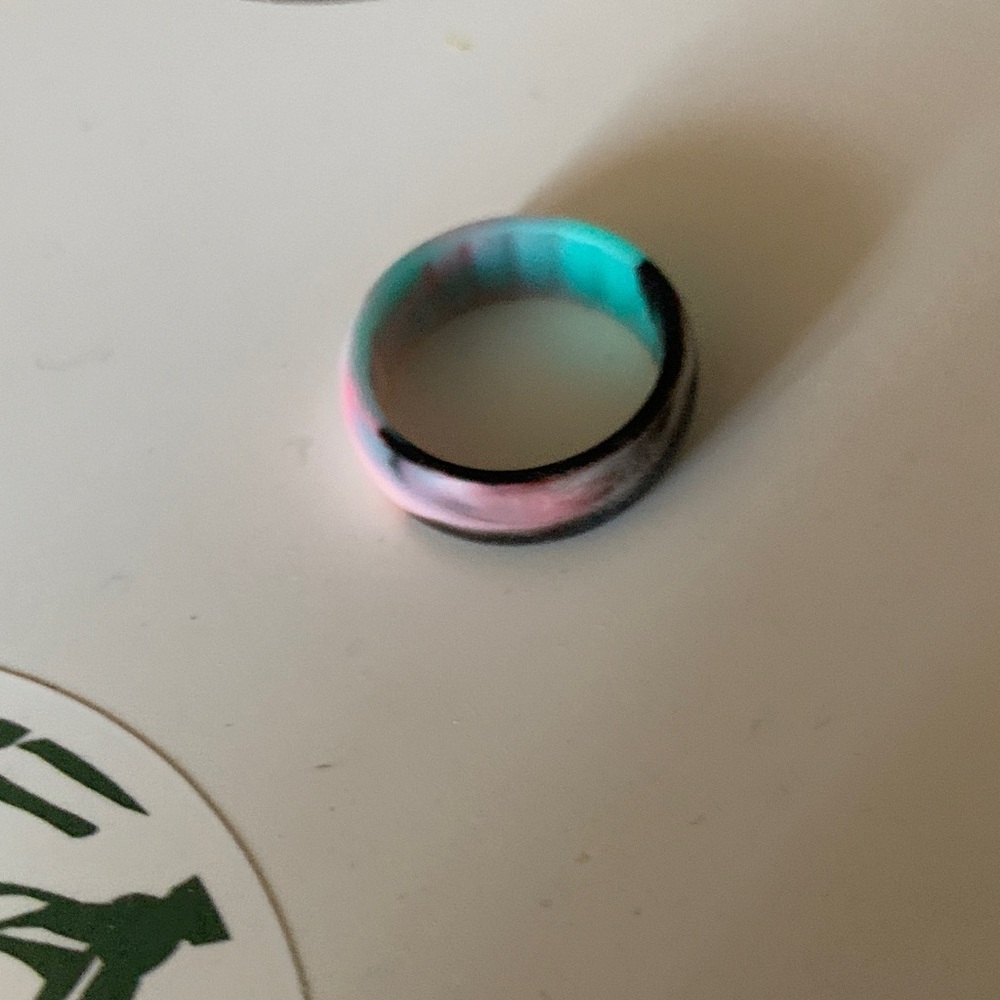 Multicolor Silicone Ring size 5